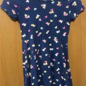 Jumping Beans Blue and White Casual Sundress Crew Neck
